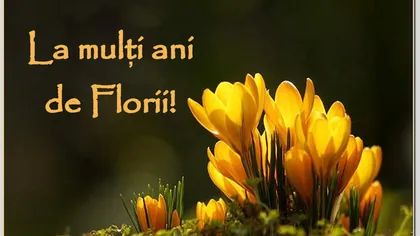 Urări şi mesaje de Florii. Care sunt cele mai populare nume de flori