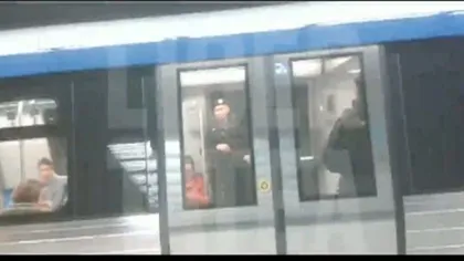 Luptători cu puşti semiautomate, în metroul bucureştean VIDEO