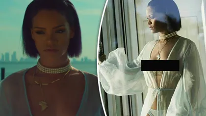 Rihanna, cu sânii la vedere, în ultimul său videoclip. Imaginile sunt de excepţie, fanii în extaz VIDEO