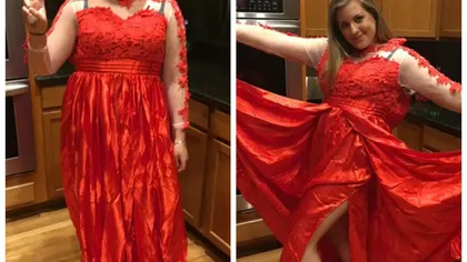Surpriză de proporţii pentru o tânără care îşi comandase o rochie pe internet