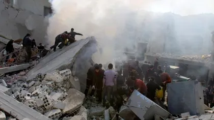 Atacuri aeriene la est de Damasc. Zeci de civili au fost ucişi