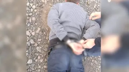 Un violator a fost încătuşat în plină stradă la Constanţa VIDEO
