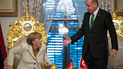 Merkel îi ia apărarea lui Erdogan: Poezia care îl ironizează pe preşedintele turc este deliberat ofensatoare