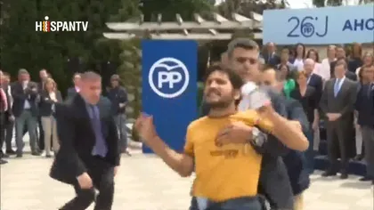Român, atac neaşteptat la premierul Spaniei: Eşti mafiot! VIDEO