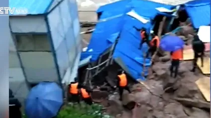 22 de persoane şi-au pierdut viaţa, iar alte 17 sunt date dispărute în urma unei alunecări de teren în sud-estul Chinei