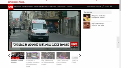 EXPLOZIE la Istanbul soldată cu cel puţin CINCI victime