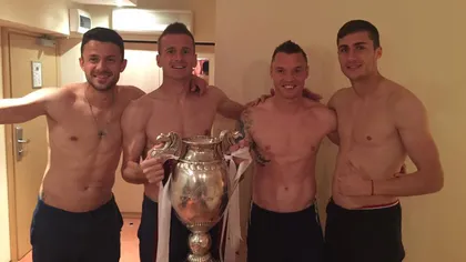 Cea mai dulce noapte. Jucătorii lui CFR Cluj au dormit în pat cu Cupa României FOTO