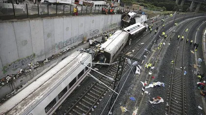 Cazul celui mai grav accident feroviar din Spania, redeschis după trei ani. 80 de oameni şi-au pierdut viaţa