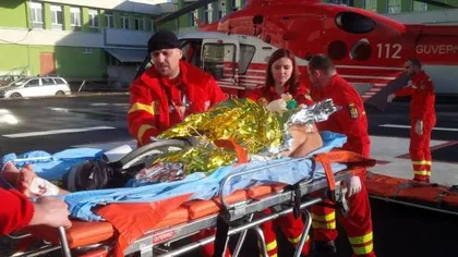 Timişoara: Patru răniţi după ce televizorul a EXPLODAT. Un avion militar a adus arşii la Bucureşti
