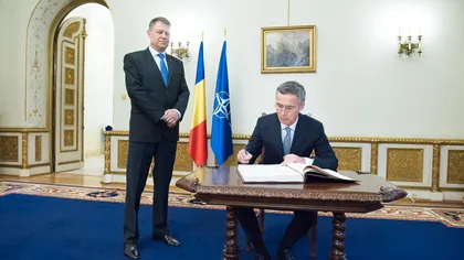 Jens Stoltenberg: NATO s-a angajat solemn faţă de securitatea României acum şi în viitor
