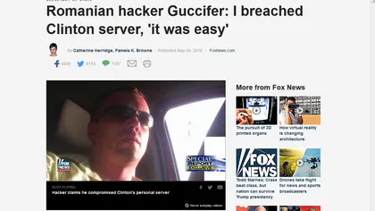 Hackerul ROMÂN Guccifer povesteşte cum a spart conturile de e-mail ale lui Hillary Clinton: A fost atât de uşor...