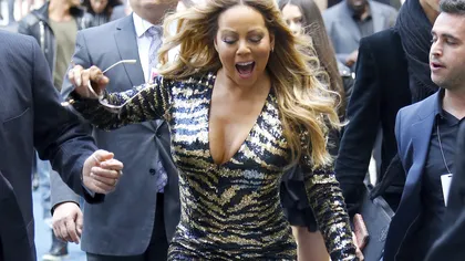 Pantofi buclucaşi. Ce a păţit Mariah Carey în plină stradă?