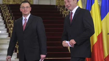 Băsescu, atac la Mihai Răzvan Ungureanu: Prin jignirea membrilor PMP arată dorinţa lui de a fi sluga USL