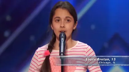 Laura Bretan, finalista de la Românii au talent, trimisă direct în semifinale la America's Got Talent VIDEO