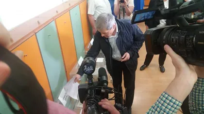Premierul Dacian Cioloş a votat la Zalău: 