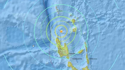 Un cutremur de 6 grade a zguduit insula Tanna din arhipelagul Vanuatu