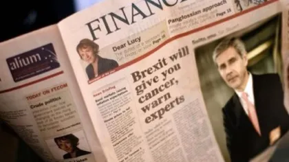 Cotidianul Financial Times face campanie pentru menţinerea Marii Britanii în Uniunea Europeană