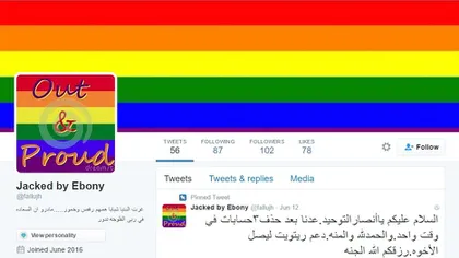 Pagini de Twitter ale adepţilor ISIS, atacate de hackeri care au postat mesaje de susţinere a comunităţii LGBT