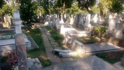 Un tânăr de 18 ani din Dej, acuzat că a profanat zeci de morminte într-o singură zi