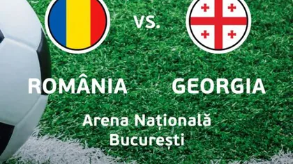 ROMANIA - GEORGIA 5-1. Festival de goluri înainte de EURO 2016