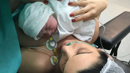 Andreea Tonciu, în costum de baie la două săptămâni după naştere FOTO