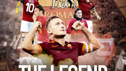 Francesco Totti, legenda continuă. Fotbalistul de 40 de ani a mai semnat un contract pe un an cu AS Roma