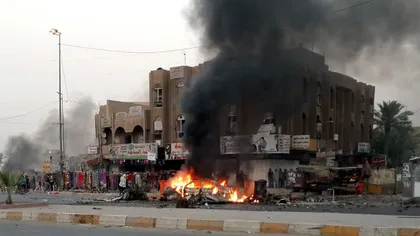 Atentat cu maşină-capcană la 80 de kilometri de Bagdad, cel puţin 14 morţi