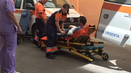 Fiul edilului din Botoşani a ajuns la spital după ce a căzut de la etajul vilei în care locuia