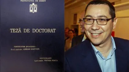 Victor Ponta a contestat raportul comisiei care a stabilit că teza sa de doctorat este plagiată. Ce spune ministrul Educaţiei