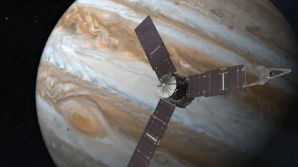 Sonda Juno a NASA s-a plasat, după o călătorie de 2,7 miliarde de kilometri, pe orbită în jurul planetei Jupiter