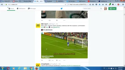 EURO 2016. Parodie extrem de reuşită cu penalty-ul lui Zaza şi comentatorul islandez VIDEO