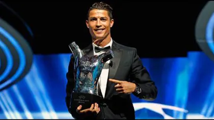 Cristiano Ronaldo, desemnat de UEFA cel mai bun jucător al sezonului trecut în Europa
