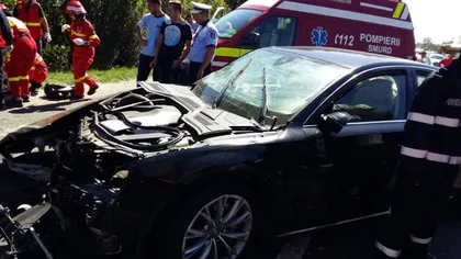 Fiul chestorului Dan Valentin Fătuloiu, fost şef al Poliţiei Argeş, implicat într-un accident rutier