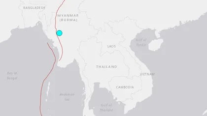 Cutremur puternic, cu magnitudine 6.8, în Myanmar. A fost resimţit şi în Thailanda