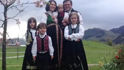 Familia Bodnariu a hotărât să se mute definitiv în România cu cei 5 copii
