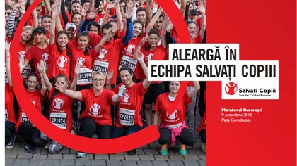 Salvaţi Copiii România, pentru prima dată la Bucharest Marathon 2016