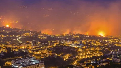 Prăpăd în Madeira: Incendiilede vegetaţie se extind şi avansează spre Funchal. Cel puţin trei persoane au murit