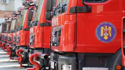 IGSU: Peste 2.800 de pompieri cu 600 de mijloace tehnice, pregătiţi să intervină pe durata avertizărilor meteorologice