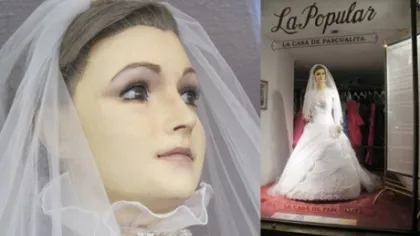 ŞOCANT! Un magazin de rochii de mireasă din Mexic găzduieşte un manechin, care ar fi de fapt cadavrul mumificat al fiicei patronului