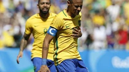 Neymar a înscris cel mai rapid gol din istoria Jocurilor Olimpice. A marcat după 15 secunde în semifinala cu Honduras
