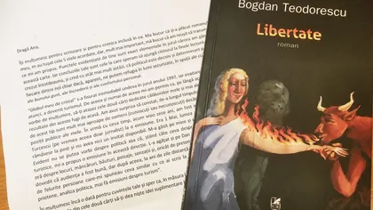Scrisoarea cunoscutului sociolog Bogdan Teodorescu către cea care i-a recenzat romanul 
