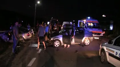 ACCIDENT GRAV în Cluj. Şapte persoane au fost rănite VIDEO