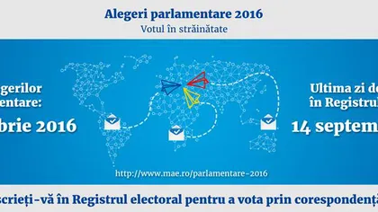 Miercuri este ultima zi pentru înscrierea în Registrul electoral