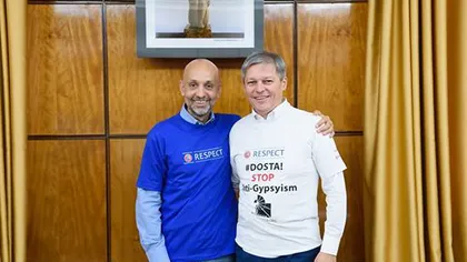 Dacian Cioloş a îmbrăcat un tricou al campaniei 