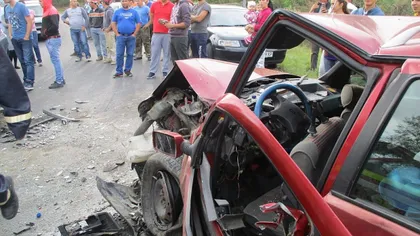 Accident cu cinci victime pe DN 17D în Bistriţa-Năsăud FOTO