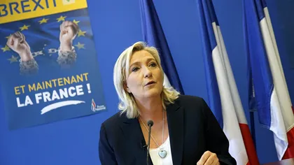 Franţa, afară din UE după Marea Britanie? Promisiunea făcută de Marine Le Pen