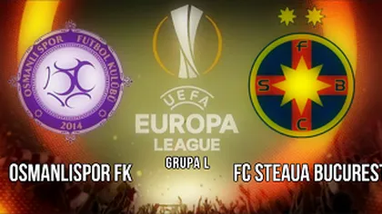 Steaua a pierdut în Turcia. Este pe ultimul loc în grupa de Liga Europa