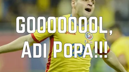 Romania-Muntenegru 1-1. Adi Popa: 