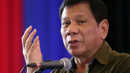 Preşedintele Rodrigo Duterte a declarat 