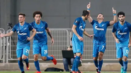 Il Luce, revenire senzaţională în Liga Europa. Zenit era condusă în minutul 76 cu 3-0 de Maccabi VIDEO